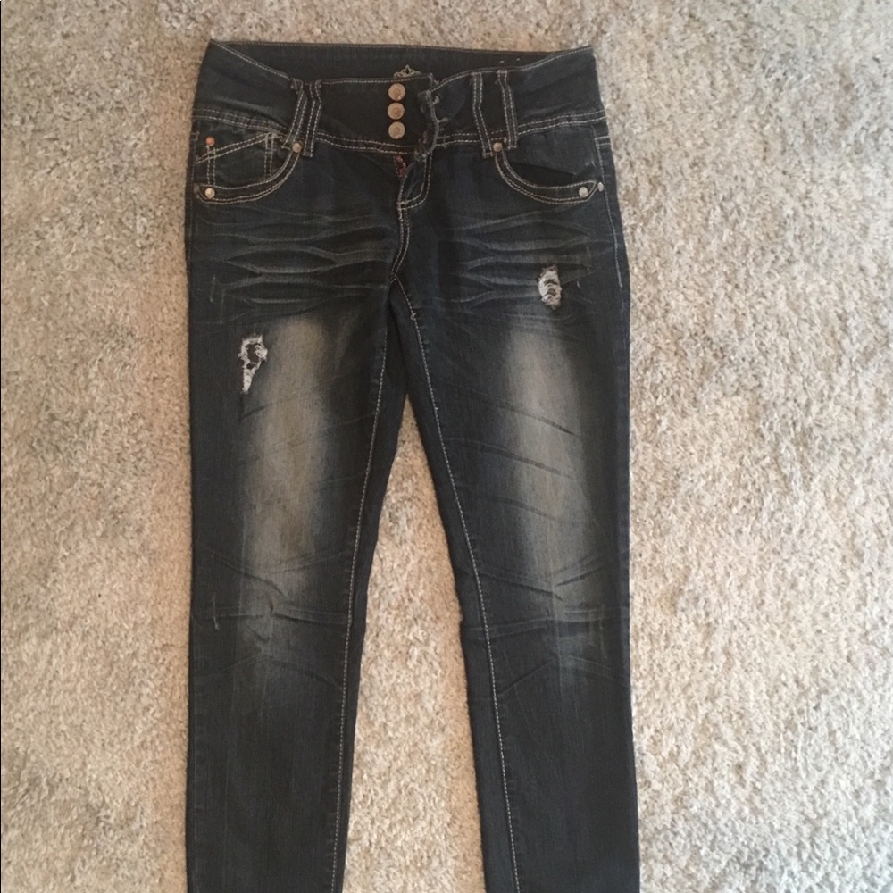 Almost Famous Distressed Jeans